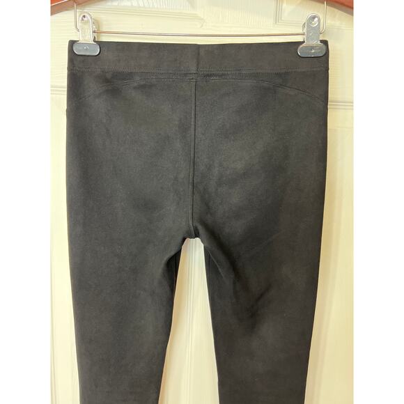 David Lerner New York Barlow Faux Suede Soft Legging Pant Black Small 4-6 - Picture 4 of 8